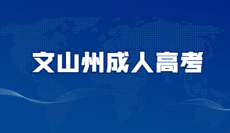 文山州函授成人高考報名條件?