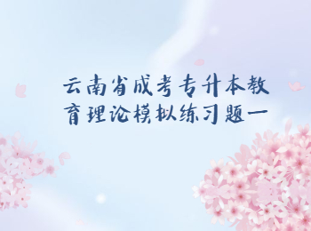 云南省成考專升本教育理論