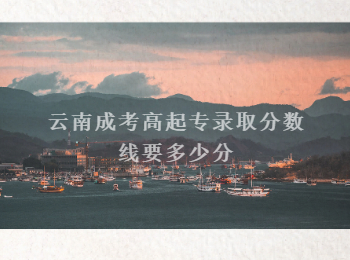 云南成考高起專錄取分數線